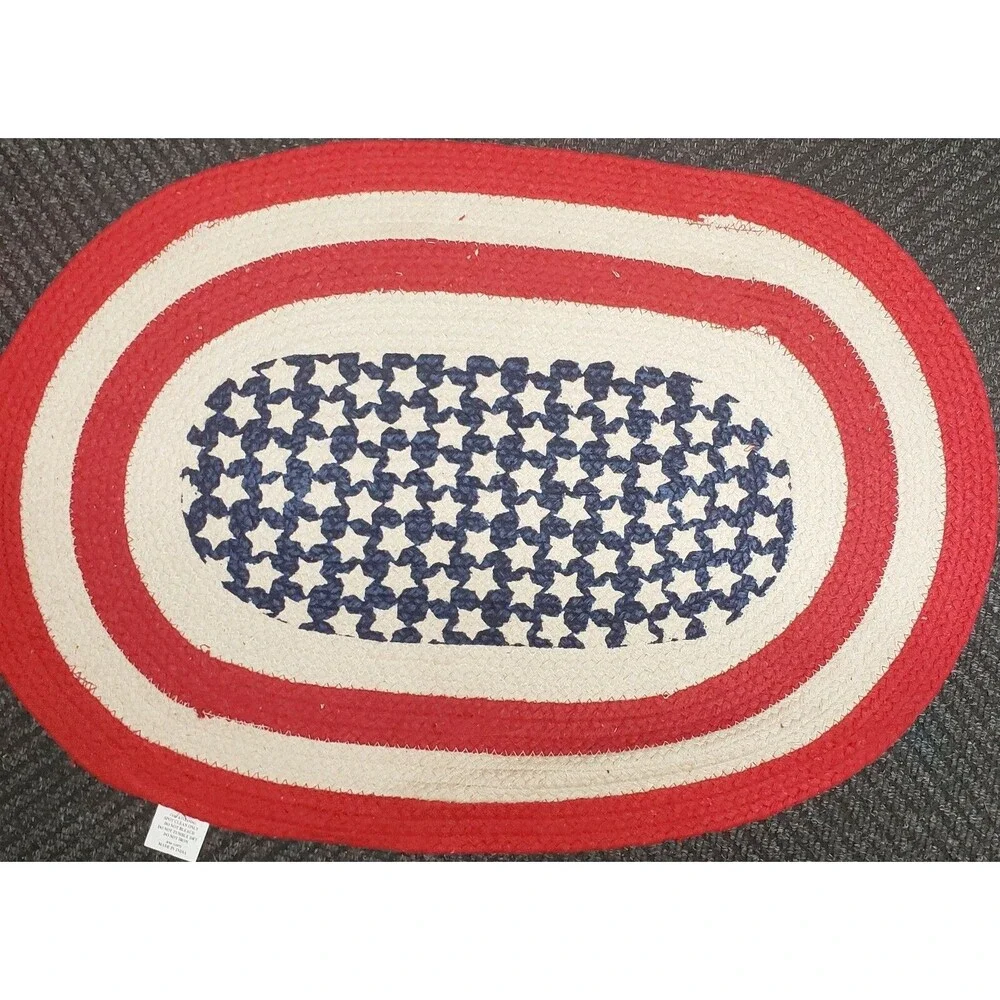 Oval Braided Kitchen Accent Rug (20